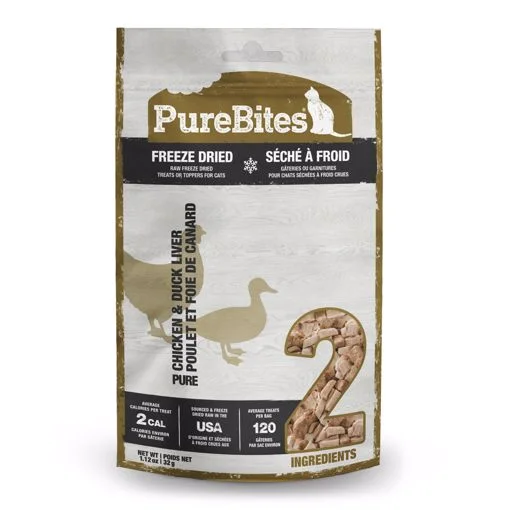 3. **Ingredient-Related**  Purebites 1.12 OZ. PUREBITES FREEZE DRIED CAT TREATS - CHICKEN & DUCK